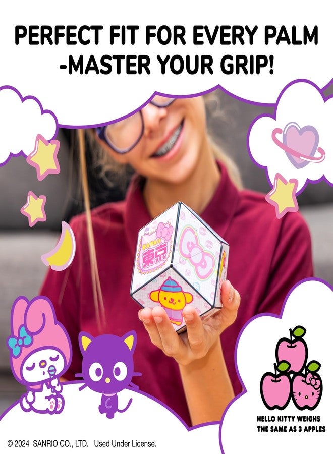 SHASHIBO Hello Kitty & Friends Shape Shifting Box - STEM Magnetic Fidget Cube That Transforms Into Over 100 Shapes, Download Fun in Motion Toys Mobile App (Kawaii) - Image 4